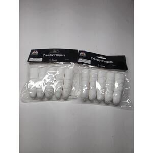 White Creepy Fingers 10 Count Costume Drama Seasonal School Play Dress Up Play